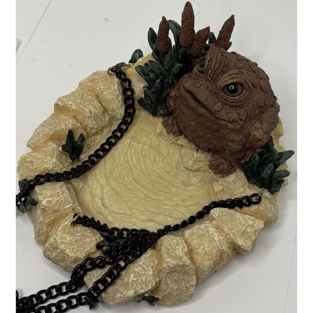Toad Hollow Hanging Bird Feeder Garden Pond Yard Décor 1999 Vintage NEW W/Box